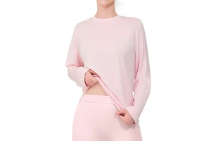Spring New Breathable for Yoga Clothing Loose Long-sleeved T-shirt Running Fitness Leisure Women's Top Sports Unisex