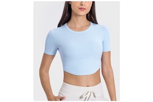 Core-Spun Cotton-Feel Polyester Antibacterial Anti-Odor Pique Knit 210 GSM for Sports Bras