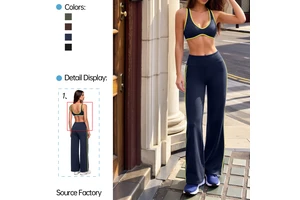 Tight Yoga Fitness Sports Suit Body-Slimming Quick-drying Outdoor Running Women's Solid 2-Piece Set