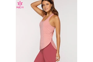 Custom Brand Women Sleeveless Shirt Wholesale Soft Gym Vest Yoga Singlet Sports Tank Top