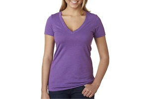 Wholesale Casual Cotton Modal Spandex Jersey Solid Plus Size Women Girl Summer Sexy V-Neck Custom Print Blank T-shirt