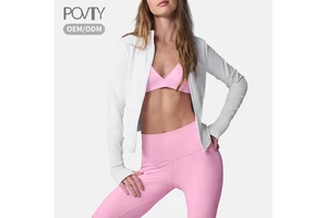 Zenith Form Singapore: Longline Sports Bra Built on Recycled Polyester/Spandex Seamless Tubular Knit