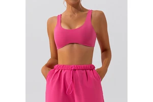 Lezyan Beauty Back Sports Underwear Women's Shockproof Running Quick-Drying Workout Bra Yoga Vest Summer Lynon Fabric