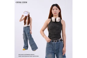 Custom Tank Top Stretchy Slim Casual Camisole Sleeveless Vest Fitness Workout Sport Gym Yoga Sexy Women Crop Top T Shirt