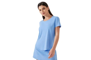 New Women's Lightweight Breathable Quick-Drying Loose-Fit Sports Top All-Match Slimming Fitness Short-Sleeve Yoga Wear