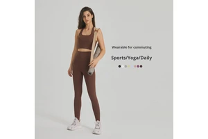 New Style Sexy Halter Neck Tube Top Sports Bra for Women Breathable Four-Way Stretch High Support Yoga Fashionable