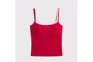 Custom Womens Color Block Sports Tank Top Double Layer Padded Slim Fit Sleeveless Yoga Gym Activewear Wholesale OEM