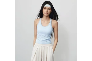 Women's Polyamide Sports Vest Tank Top-Sweat-Wicking Outdoor Fitness Top for Pilates Running & Yoga