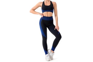 Wholesale Mid Women's Yoga Leggings High Quality Nylon Polyester Stocking Sportswear Scrunch Butt Gym Workout Pants Custom Logo