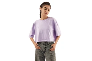 Custom Wholesale Women Plus Size Embroidery Quick Dry Sport T Shirt Three Quarter Sleeve Crew Neck Slim Fit Yoga Workout Gym