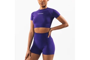 Factory Fitness Women Sports Yoga Sport Wear Seamless Yoga Crop Top