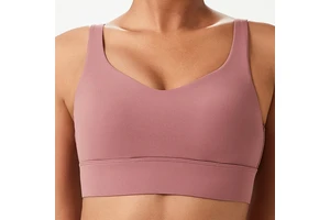 Wholesale High Quality Plus Size Smart Fabric Nylon Seamless Popular Women Nude Fitness Sports Yoga Top Vest Bra