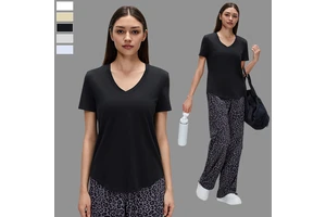 Wholesale Custom New Fashion Summer Wear Breathable Quick Dry Loose Yoga Shirts Workout Fitness Sports T-shirt