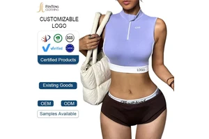 Under Lulu Custom European American Sleeveless Tank Top Yoga Suit for Women Hollow Back Design Quick Dry Spandex/Nylon Tight Fit