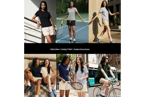 Custom Logo Women's Slub Cotton Cooling T-Shirt Regular Shoulder Breathable Solid Short Sleeve Slim Fit 230gsm Tee Wholesale