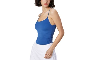 Wyplosz Wholesale Custom Logo Yoga Sports Vest Neck Sleeveless Sports Top Folded Fitness Strap Back Breathability