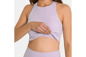 Zenith Form Netherlands: Longline Sports Bra Built on Recycled Polyester/Spandex 2x2 Rib Knit
