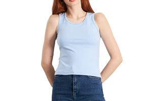 Women's Polyester/Cotton Jersey Breathable Gym Tank Top Custom Plus Size Sleeveless Quick Dry Vest Summer Sports Casual Yoga