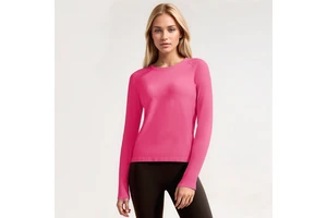 2025 EVELYN Spring Yoga Wear Right Shoulder Tight Slimming Neck T-shirt Long Sleeve High Elasticity Breathable Sweat-Wicking
