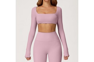 Autumn Yoga T-Shirt Long Sleeve Breathable Naked Feel Quick-Dry Slim Fit Running Women Gym & Fitness Activewear