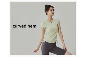 Women's Short-Sleeve Yoga Top for Running, Training & Workouts Clothes Women