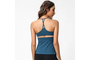 Custom Logo Fashion Sleeveless Quick Drying Sports Fitness Yoga Vest Tops Ladies Gym Fitness Tank for Women