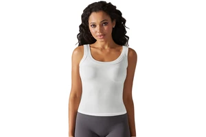 Women's Breathable Ribbed Crop Top Round Neck Sleeveless Plus Size Tank Top Fitness Yoga Casual Wear