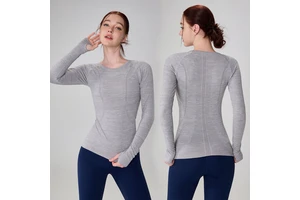 Zenith Form Germany: Longline Sports Bra Built on Recycled Polyester/Spandex Seamless Tubular Knit