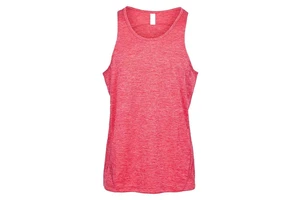 Women Heather Marl Athletic Tank Top Quick Dry Gym Workout Running Sport Vest Custom Front Logo Wholesale