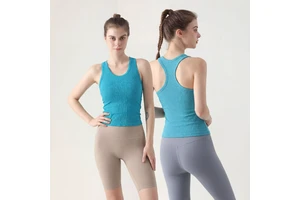 Core-Spun Cotton-Feel Polyester UPF 50+ Sun Protection Pique Knit 210 GSM for Yoga Sets