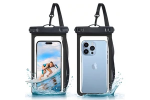Simple Style 7.5 Inch IPX8 Cell Phone Cover Bag Eco-friendly PVC Waterproof Phone Pouch