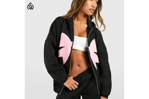 Women Long Sleeve Hoodie Gym Yoga Hoodies Custom Logo Women Yoga Sports Workout Zip Hoodies