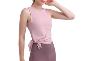 TOPKO Spring Summer Loose Sports Vest Women's Breathable Quick Dry Yoga Clothes Sleeveless Top Running Fitness Vest
