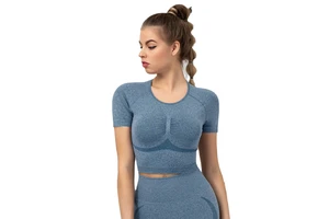 Womens Fitness Top Short Sleeve Compression Shirt Workout Shirts Women Sports Shirt Sports Wear Clothing Yoga Sets