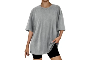 T-shirt for Women Blue Oversized Women's t Shirt Plus Size T shirt
