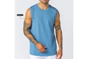 High Quality Blank Polyester Sleeveless Fitness Top Compression Sports Base Layer Athletic T-shirt Workout Plain Gym Wear