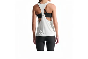 Customized New Women's Summer Luxury Brand ALU Hollow Out Sleeveless U-neck Solid Color Breathable Fast Drying Yoga Fitness Vest