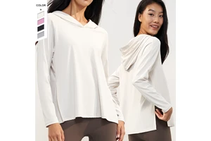 2024 Naked Feeling Hooded Yoga Long Sleeve Women Loose Comfortable Yoga Clothes Sports Fitness Top Fashion Breathable T-shirt