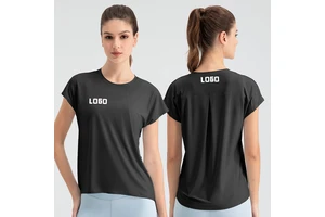 Sports Yoga Workout Loose Quick Dry T-Shirt Women Sportswear Fitness Sport Shirt for Women