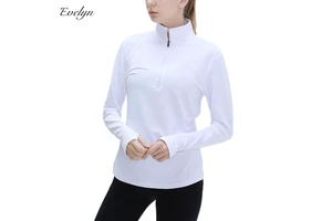 EVELYN OEM ODM Women's Long-Sleeved T-shirt Factory Wholesale Sports Yoga Jacket Running Quick-Drying Workout Clothes