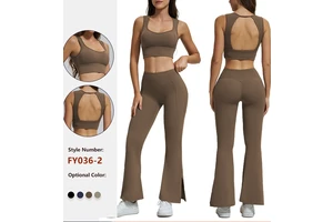 Custom Gym Clothes Fitness Wear Workout Clothes Sports Bra High Waist Leggings Yoga Set For Women