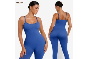 HEXIN Hot Sale Breathable Sleeveless Yoga Top Fitness Clothes Tights Female Yoga Tops Activewear Jumpsuit Outfit for Women