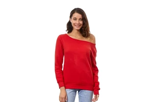 Customized Styles Solid Streetwear Casual Fashion Shoulder Loose Shirts Long Sleeve Tee Women Yoga Top Breathable Eco-Friendly