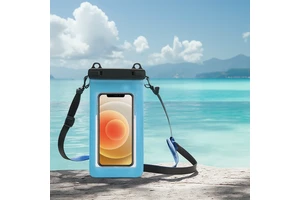 Custom logo Universal Translucent Pvc Waterproof Swim Cell Phone Bag Waterproof Mobile Phone Pouch Double Bag for All Models