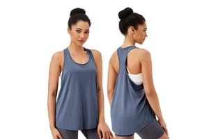 Workout Tank Tops for Women Racerback Loose Fit Yoga Top Sleeveless Gym Shirt Running Athletic Tanks