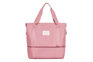 Fashion Unisex High Quality Gym Sports Dry/Wet Tote Bags Waterproof Nylon Polyester Zipper Closure Adjustable Strap Weekend Bag