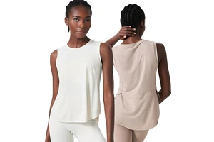 Custom Women's Sleeveless Loose Sports Tank Top Solid Color Lightweight Sports Yoga Vest Breathable Quick Dry Fitness T-Shirts