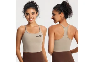 New Lightweight Backless Corss Sportswear Running Training Workout Gyn Fitness Yoga Vest Top for Women
