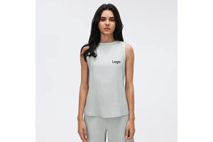 2026 Women Ribbed tank Tops Round Neck Regular Fit Fitness Training Yoga Tops Sleeveless Comfortable tank Top Mujer