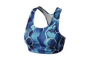 Fanshi Customizable Team Soccer Sports Bra Quick Dry Elastic Racerback For Women Football Workout Top
